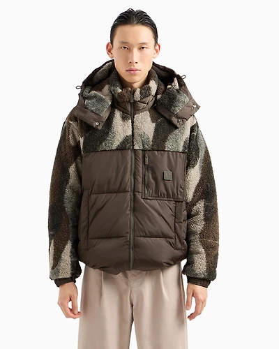 A|X Armani Exchange Men's Colorblocked Blouson Jacket