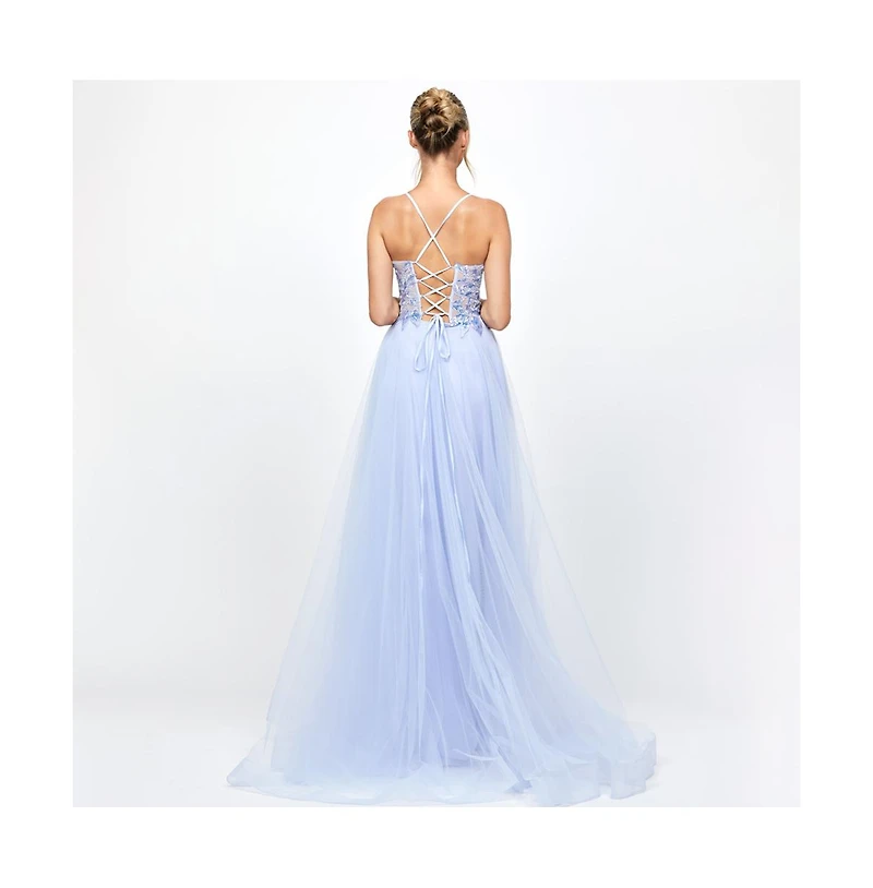 Bariano Women's Adina Tulle Ball Gown