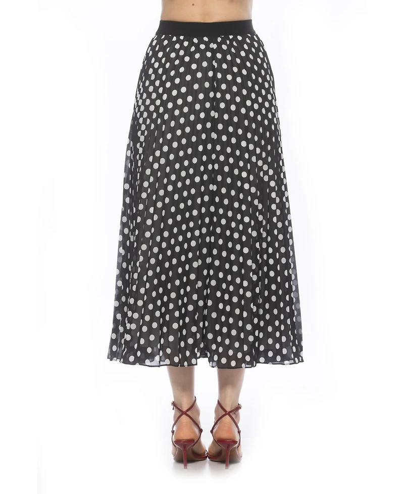 Alexia Admor Women's Kesia Midi Pleated Skirt