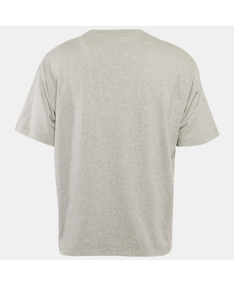 Pre-Owned Jacquemus Men's Grey Cotton Crew Neck T-Shirt