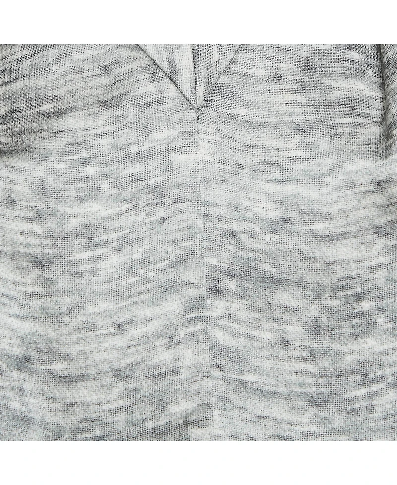 Pre-Owned Alexander Mcqueen Women's Grey Silk V-Neck Sleeveless Short Dress