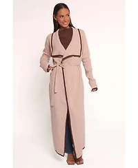 Petal and Pup Women's Vallis Contrast Trim Long Cardigan