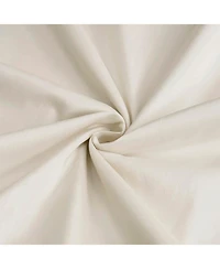 Half Price Drapes Off White Ruched Vintage Textured Faux Dupioni Silk Curtain