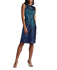 Tadashi Shoji Women's Solene Sequin Cocktail Dress