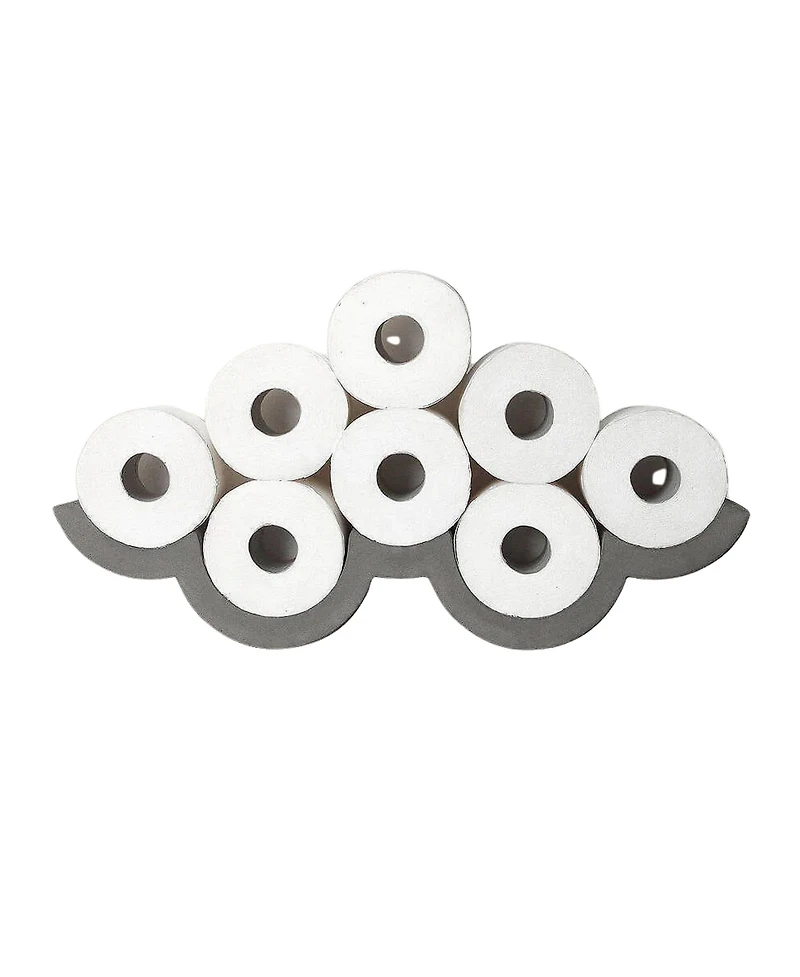 Uncommon Goods 8 Roll Wall-Mounted Toilet Paper Storage
