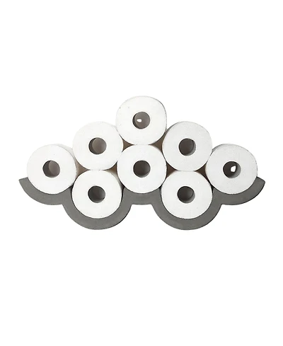 Uncommon Goods 8 Roll Wall-Mounted Toilet Paper Storage