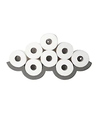 Uncommon Goods 8 Roll Wall-Mounted Toilet Paper Storage