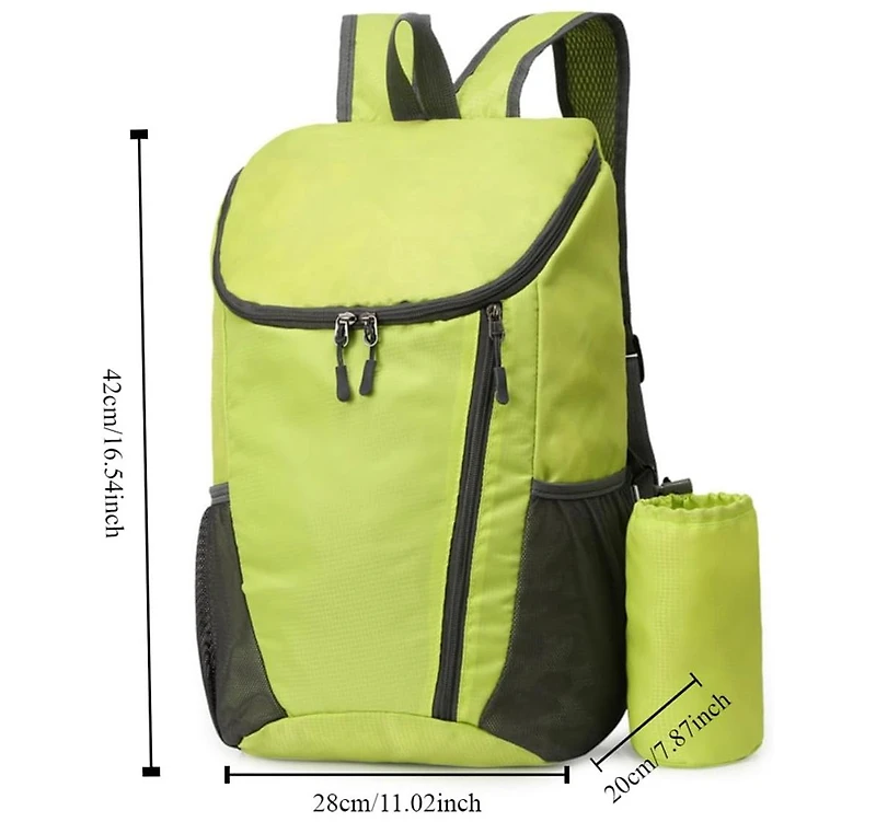 Portable Foldable Backpack Folding Mountaineering Bag, Ultralight Outdoor Cycling Rucksack, Travel Hiking Knapsack