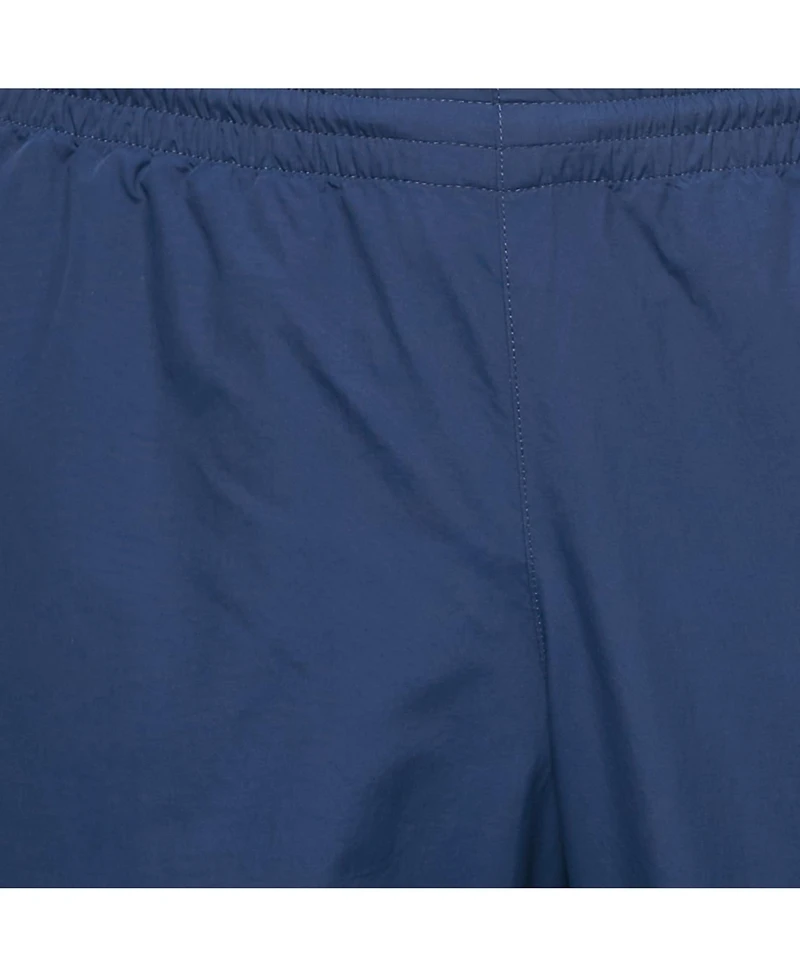 Pre-Owned Balenciaga Men's Navy Blue Logo Print Nylon Pants