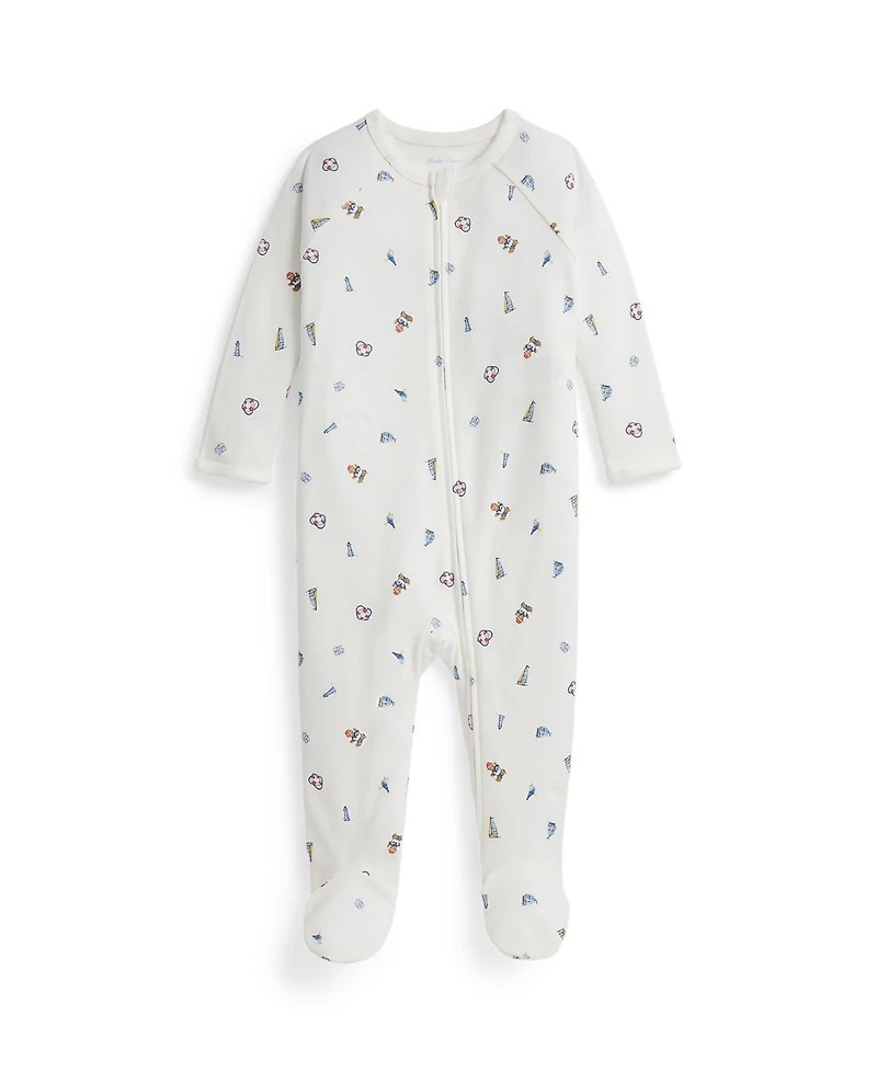 Polo Ralph Lauren Baby Boys' Nautical-Inspired Print Footed Coverall