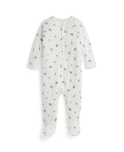 Polo Ralph Lauren Baby Boys' Nautical-Inspired Print Footed Coverall