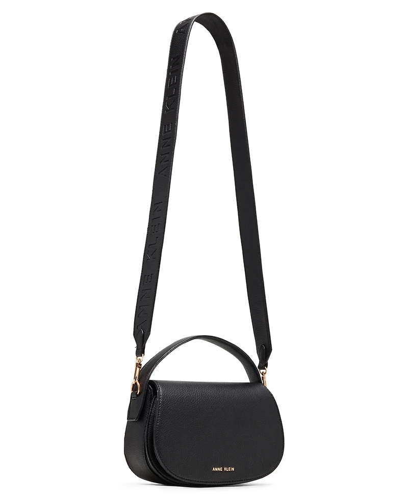 Anne Klein Small Flap Saddle Bag