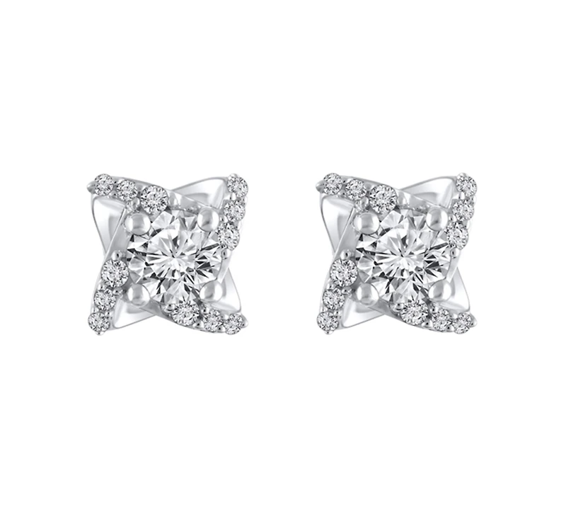 Macy's Diamond Stud Earrings (5/8 ct. t.w.) in 14k White Gold