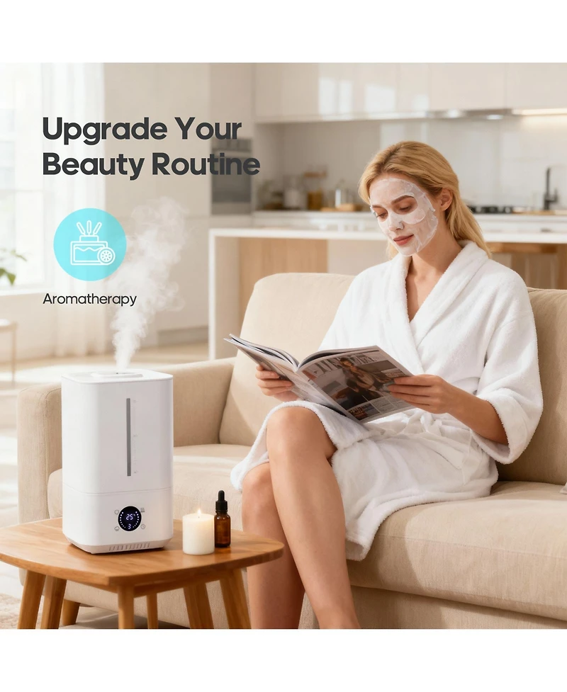 Household Air Purifier, True Hepa Air Purifier & Filter for Allergens, Pets, Smoke