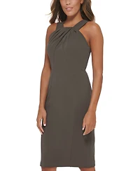 Calvin Klein Women's Halter Neck Midi Dress