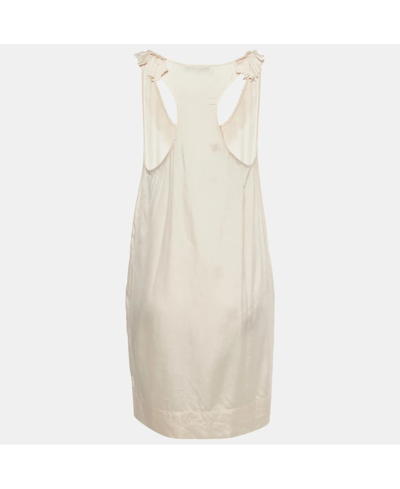 Pre-Owned Stella Mccartney Women's Pink Silk Blend Sleeveless Mini Dress