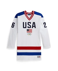 Polo Ralph Lauren Girls' 7-16 Team Cotton Jersey Dress