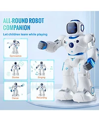 Mecale Rc Robot Toy for Kids, 2.4GHz Programmable Smart Robot with Touch, Voice & App Control, Singing Dancing Gift for Ages 3–10