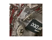 Pre-Owned Dolce & Gabbana Women's Metallic Jacquard Flared Mini Skirt