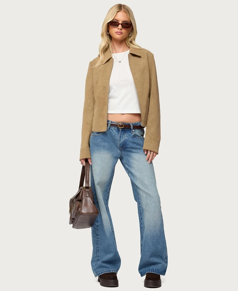 Edikted Women's Cozette Faux Leather Jacket