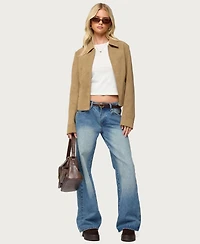 Edikted Women's Cozette Faux Leather Jacket