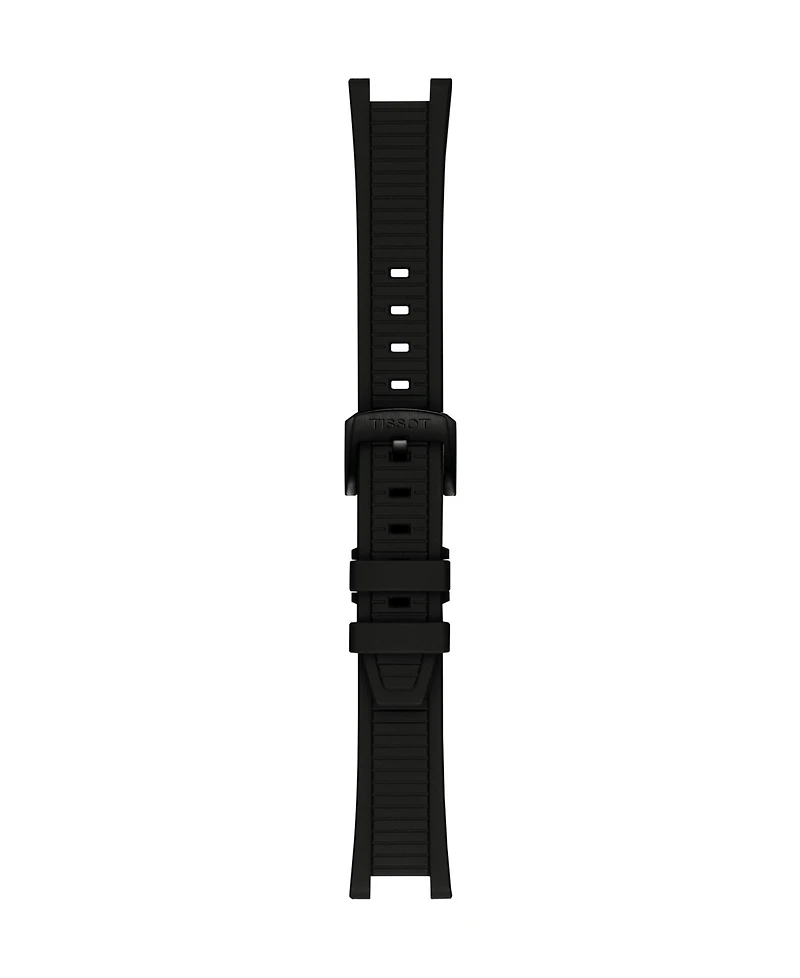 Tissot Unisex Black Silicone Bracelet Watch, 38mm