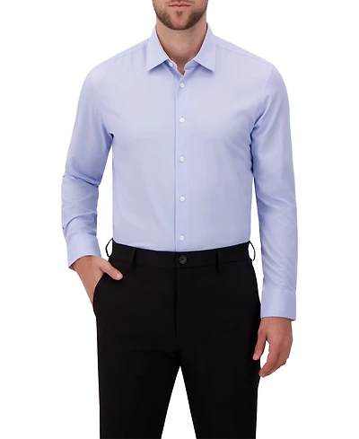 Report Collection Men's 4-Way Modern-Fit Woven Dress Shirt