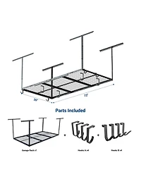 Fleximounts Ohk Series Ceiling Mounted Overhead Garage Storage Rack