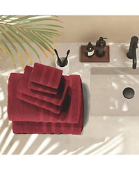 Luxury Soft & Absorbent 100% Ring Spun Cotton Towel Set for Bathroom, Shower, Spa - 6 Piece