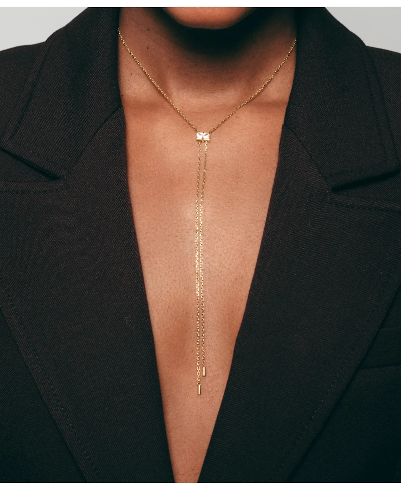 Hey Harper Crystal Gumdrop Necklace