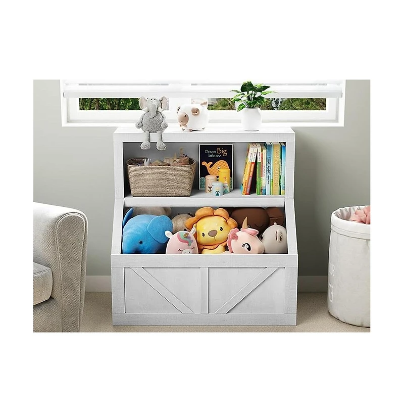 Gaomon Kids Bookshelf Bookcase Toddlers Playhouse Cabinet Shelf