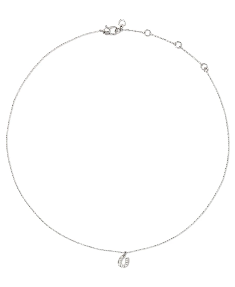 kate spade new york Cubic Zirconia Lucky You Pendant Necklace