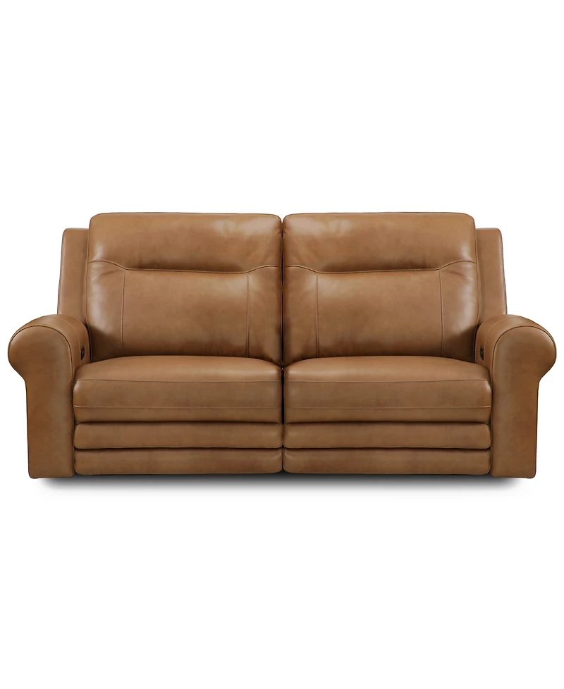Furniture 2-Pc. Alexandre Leather Sofa with 2 Power Motion Recliners, Exclusively at Macy's