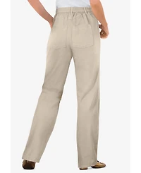 Woman Within Women's Perfect Cotton Back Elastic Denim Jean