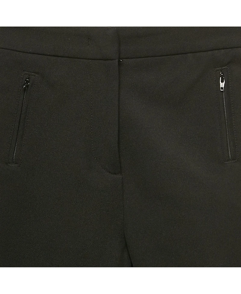 Pre-Owned Moncler Women's Black Gabardine Trousers
