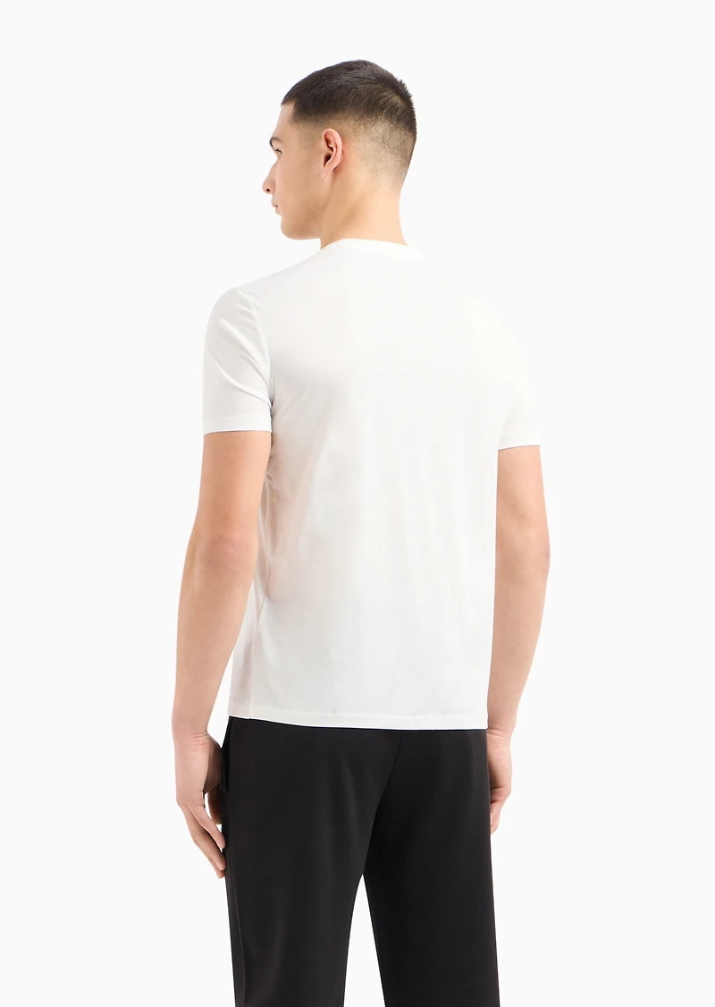 A|X Armani Exchange Men's Metallic Logo Graphic T-Shirt