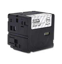 Brother P-Touch Btag131 0.47 in. x 13.1 ft. Genuine P-Touch BTAG Label Tapes - Black on Clear