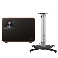 BenQ X3100i 4K Ultra Hd Hdr 4LED Dlp Gaming Projector, Bundle with CM00G3 Universal Ceiling Mount