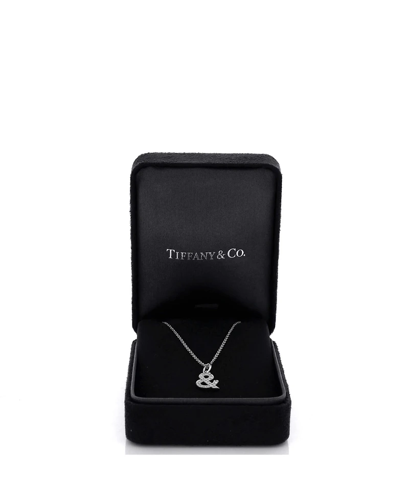 Pre-Owned Tiffany & Co Ampersand Pendant Necklace