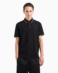 A|X Armani Exchange Men's Regular-Fit Tipped Logo Polo Shirt