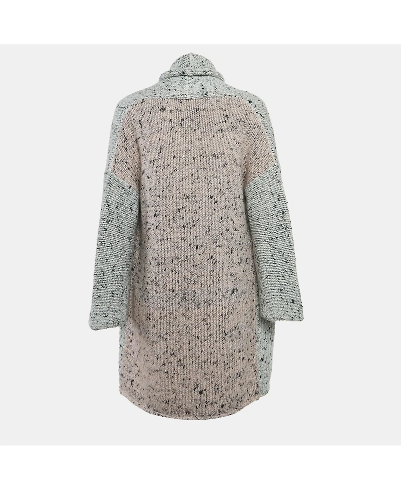 Pre-Owned Zadig & Voltaire Women's Grey Knit Open Front Cardigan