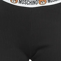Pre-Owned Moschino Women's Cotton Knit Band Detail Leggings