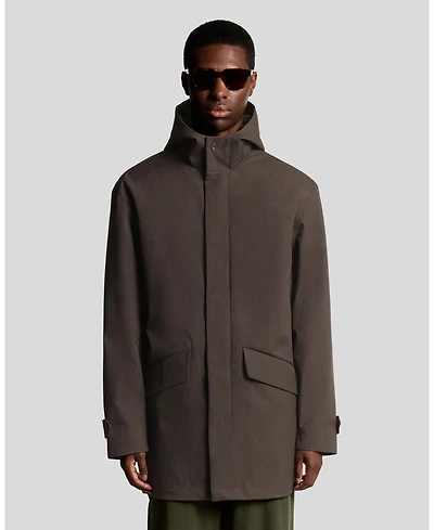Lyle & Scott Men's Long Sleeve Hooded Military Parka Jacket