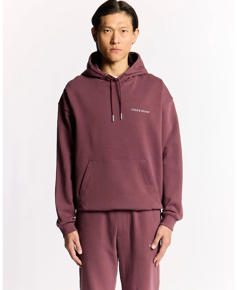 Lyle & Scott Men's Script Brushback Pullover Hoodie
