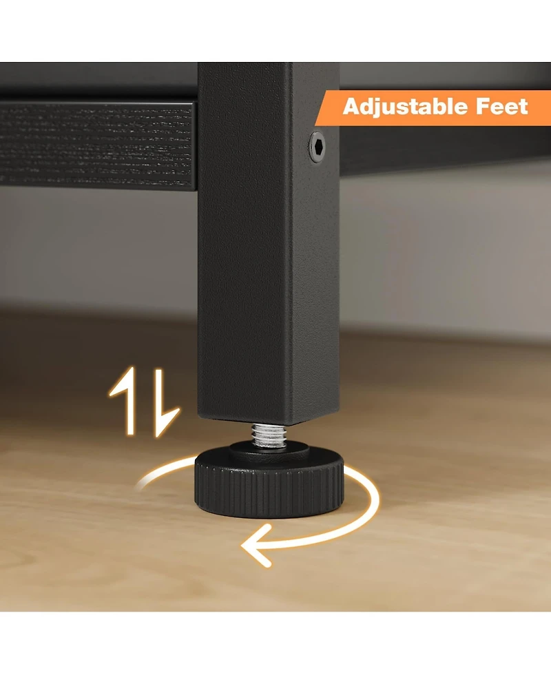 gaomon 6 Tier Narrow Bookcase Tall Skinny Bookshelf Rustic Corner Shelf Small Bookshelves Industrial Bookcase for Bedroom, Living Room, Home Office