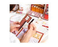 Robotime 3D Puzzles Honey Dessert Talk Shop Diy Miniature House Kit Birthday Gifts