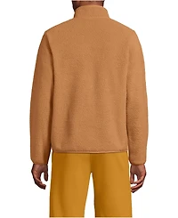 Lands' End Men's Tall Half Zip High Pile Fleece Pullover