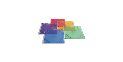 Verbatim 94178 Cd/Dvd Slim Case - Assorted Colors (50/Pack)