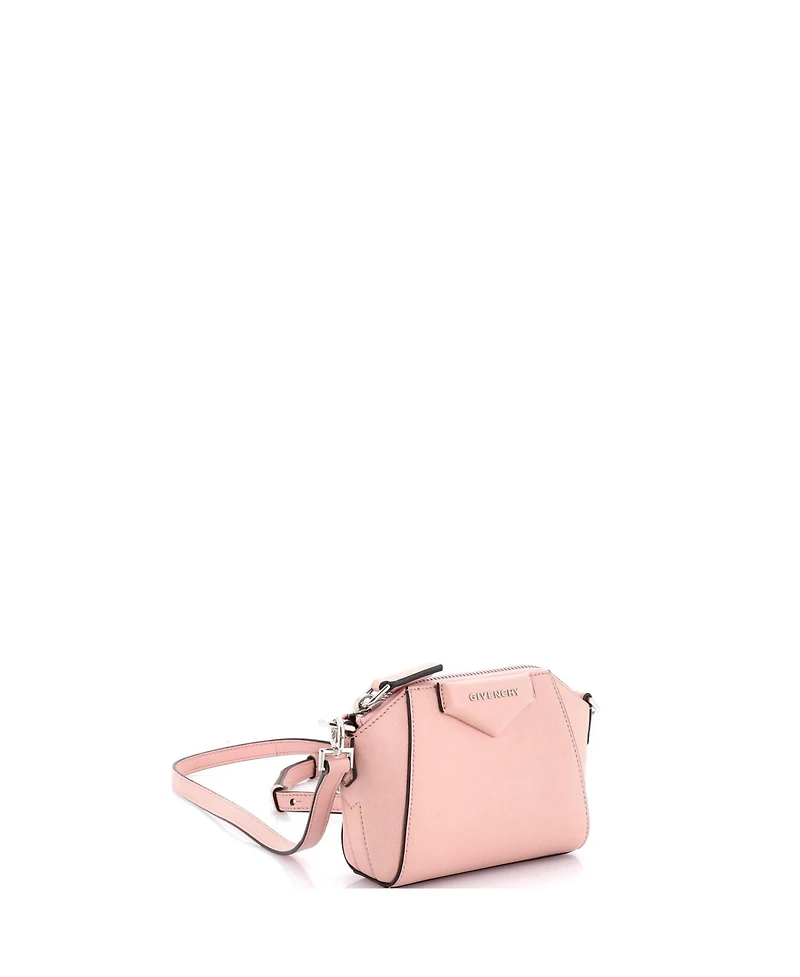 Pre-Owned Givenchy Nano Antigona Crossbody Bag Leather