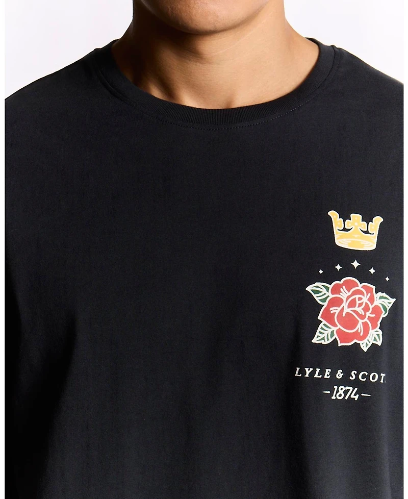 Lyle & Scott Men's Rose And Crown Graphic T-shirt